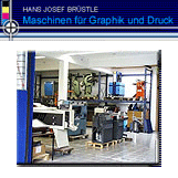 Maschinen für Graphik und
Druck Hans Josef Br