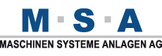 Logo MSA Maschinen Systeme Anlagen AG