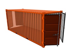 Lagercontainer und Materialcontainer