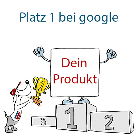 auf die erste Seite von Google kommen